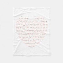 Love Poem in Shape of Heart