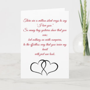 Love poem Valentines day/ special occasion card