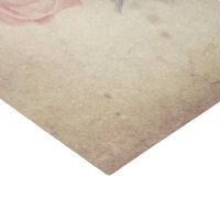 Dusty rose printed parchment paper list writing