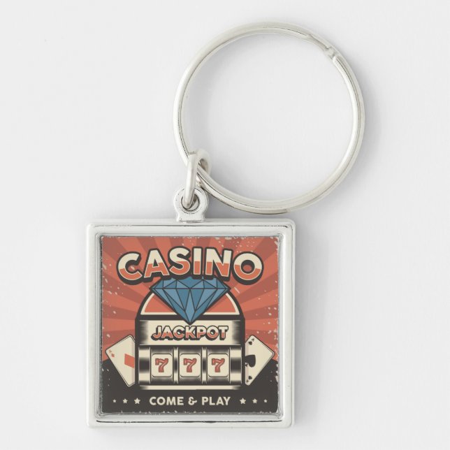 Love POKER Jackpot Keychain (Front)