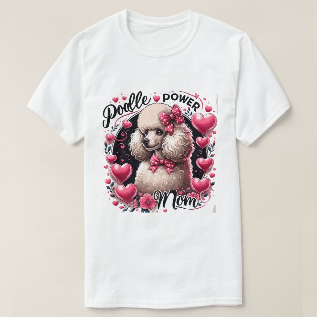 Love Poodle - Heart Bubbles Tee (Design Front)