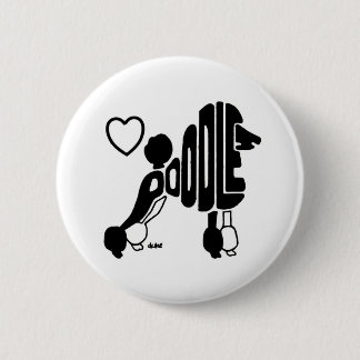 LOVE POODLES BUTTON