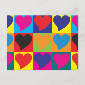 Love Pop Art Postcard