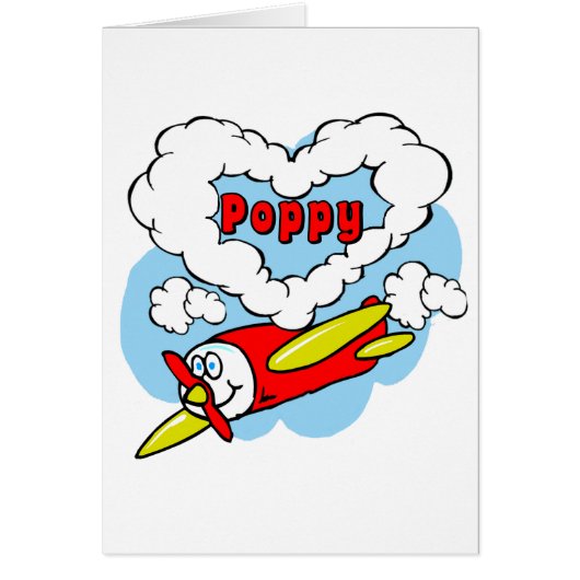 Love Poppy Kids Airplane (Front)