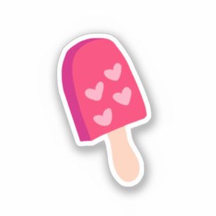 love popsicle sticker