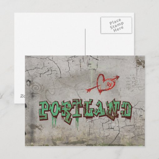 Love Portland Postcard Zazzle