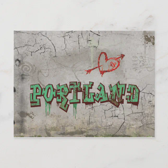 Love Portland Postcard Zazzle
