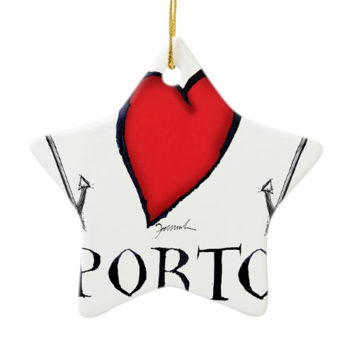 love porto ceramic ornament