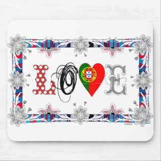 Love Portugal Mouse Pad