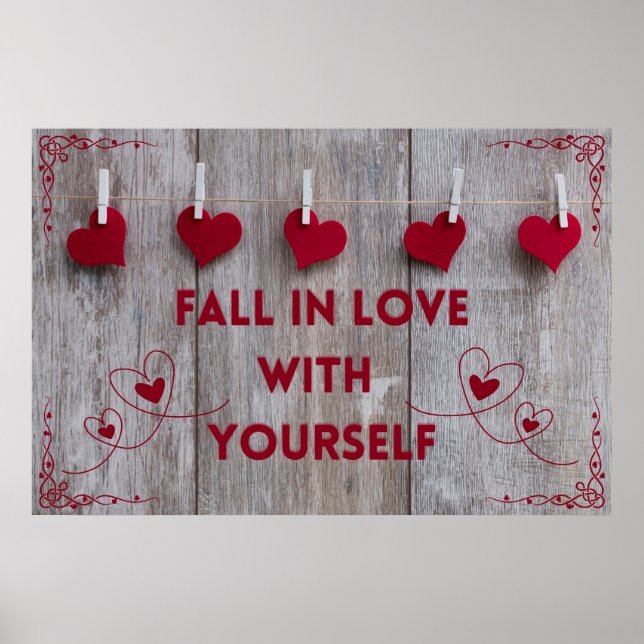 "Love" Positive Wall art Poster (Front)