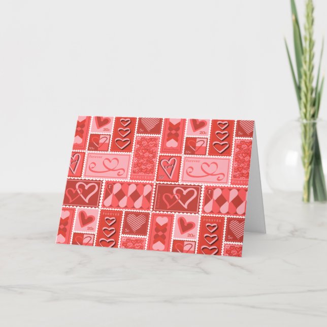 Love Postage Stamp Card (Front)