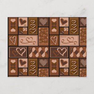 Love Postage Stamp Postcard