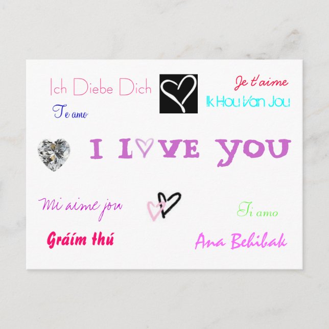 Love postcard (Front)