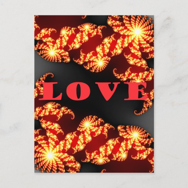 Love. Postcard (Front)
