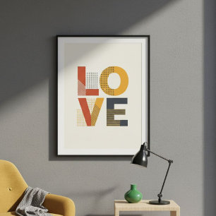 LOVE Poster - Inspirational Quote Wall Art Gift