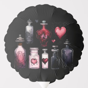 "Love Potion #9" with Hearts Balloon