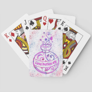 Love Potion Bottle Custom Playing Cards