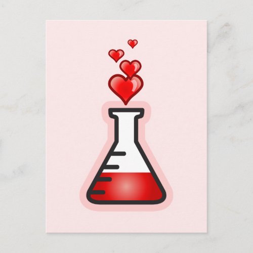 Love Potion Chemistry Science of Health Postcard