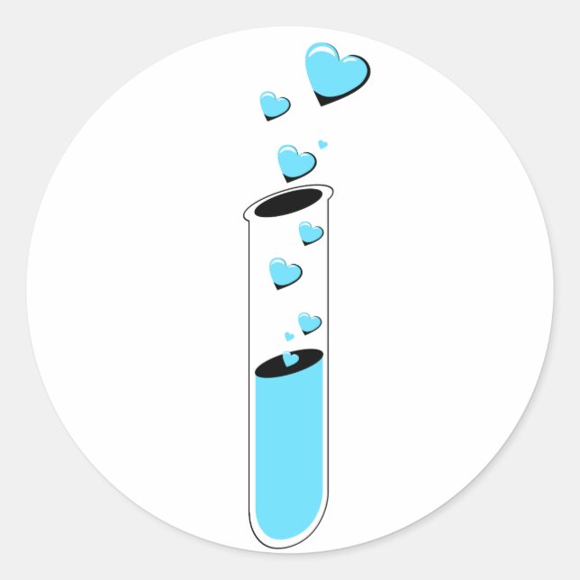 love potion classic round sticker (Front)