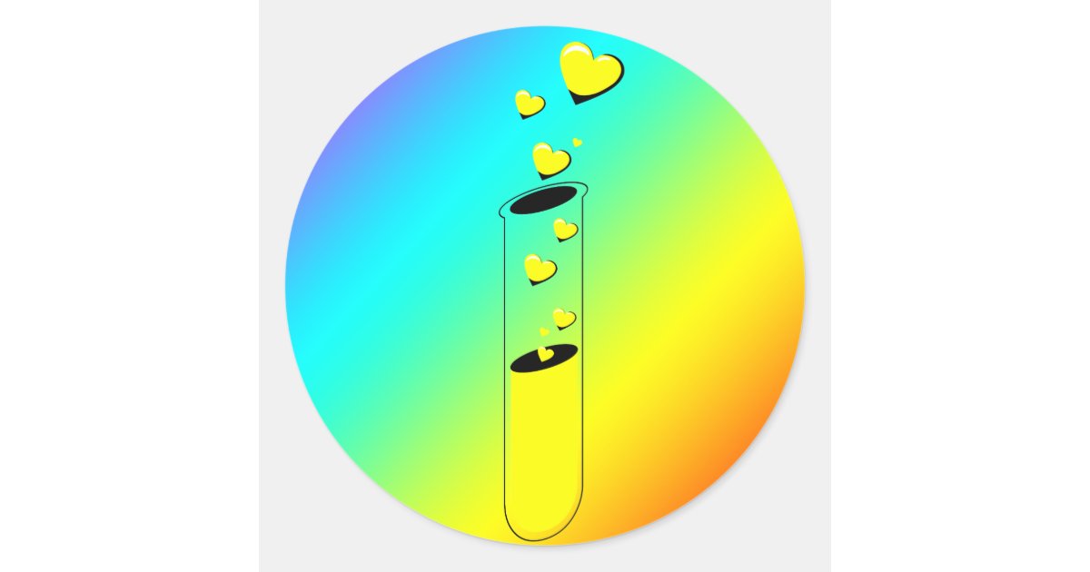 love potion classic round sticker | Zazzle