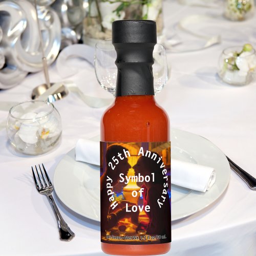 Love Potion Happy 25th Wedding Anniversary   Hot Sauces