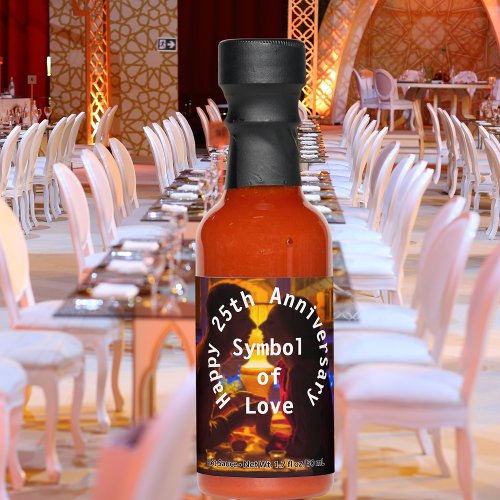Love Potion Happy 25th Wedding Anniversary   Hot Sauces