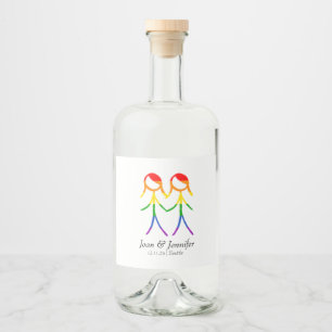 Love Potion No. 2 Liquor Bottle Label