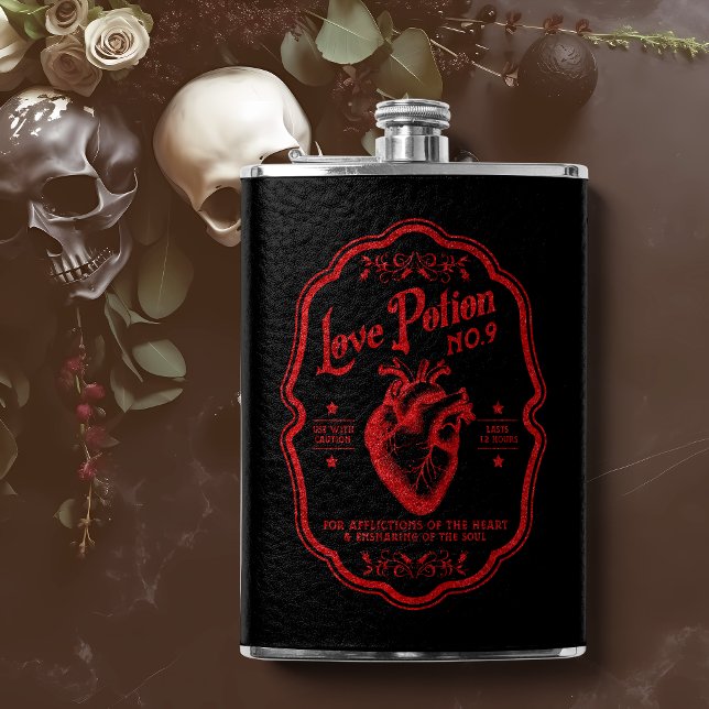 Love Potion No. 9 Red Glitter Flask (Creator Uploaded)