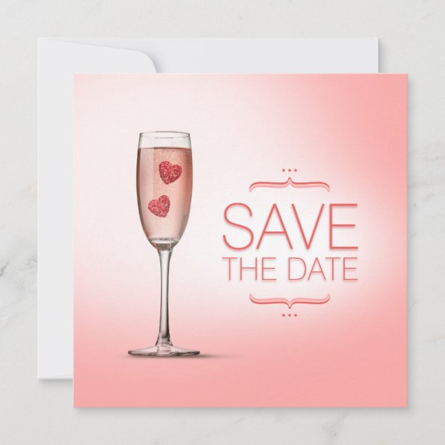 Love Potion Pink Save the Date (Front)