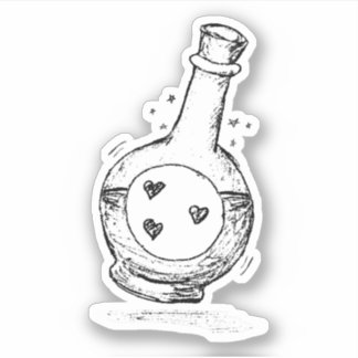 Love Potion Sketch Sketch Sticker