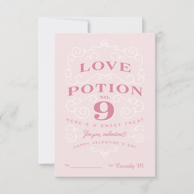 Love Potion Valentine's Day Card (Front)