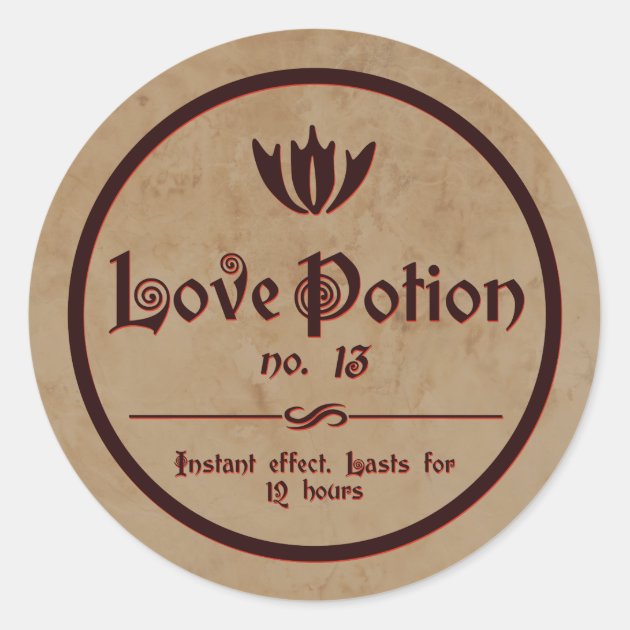Love Potion | Vintage Halloween Label