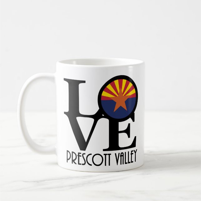 LOVE Prescott Valley 11oz Coffee Mug (Left)
