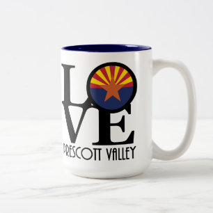 LOVE Prescott Valley 15oz Two-Tone Coffee Mug