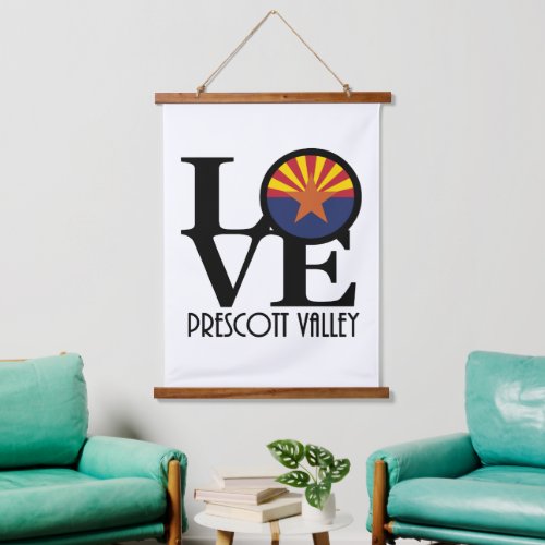 LOVE Prescott Valley Arizona  Hanging Tapestry