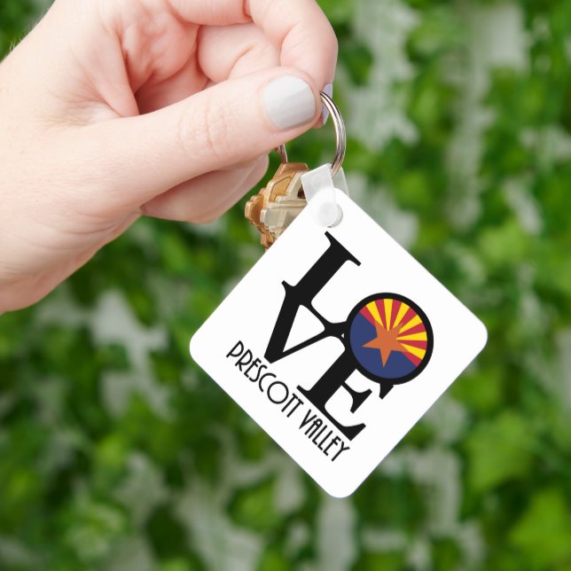 LOVE Prescott Valley Arizona Keychain (Hand)