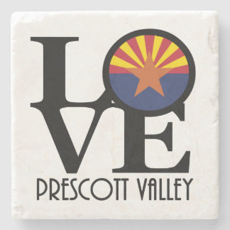 LOVE Prescott Valley Arizona Stone Coaster