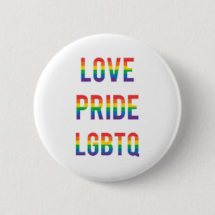 Love Pride LGBTQ Button