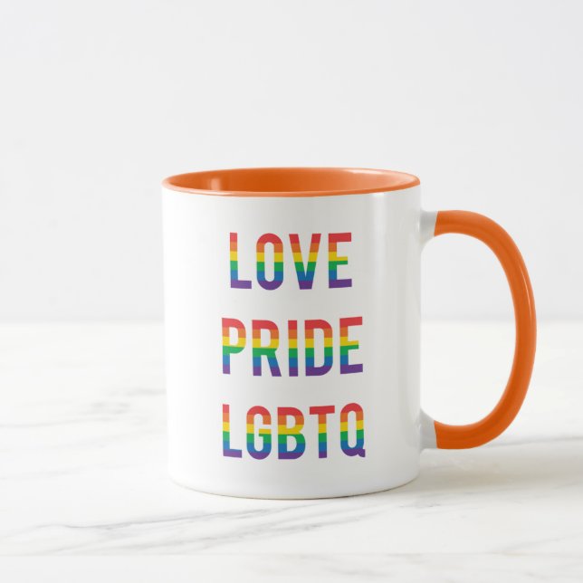 Love Pride LGBTQ Mug (Right)