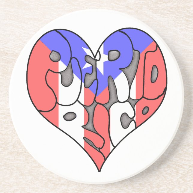 Love Puerto Rico Coaster (Front)