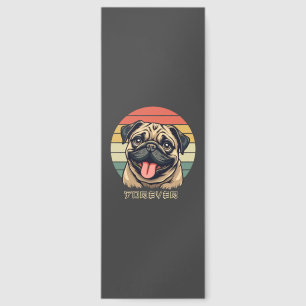Love Pug Forever � Cute Pug Lover Design Bookmarks