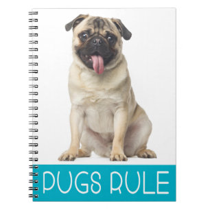 Love Pug Puppy Dog Journal Notebook