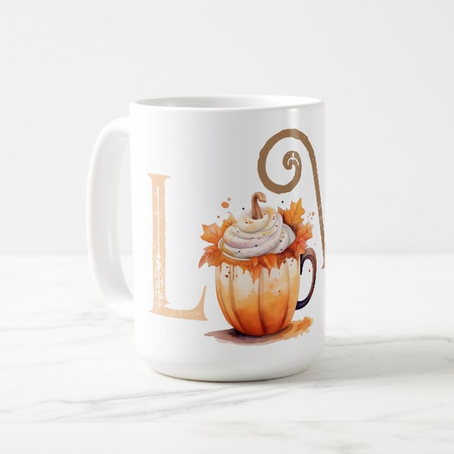 Love Pumpkin Spice  Coffee Mug (Front Left)