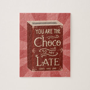 Love Pun Vintage Chocolate Puzzle