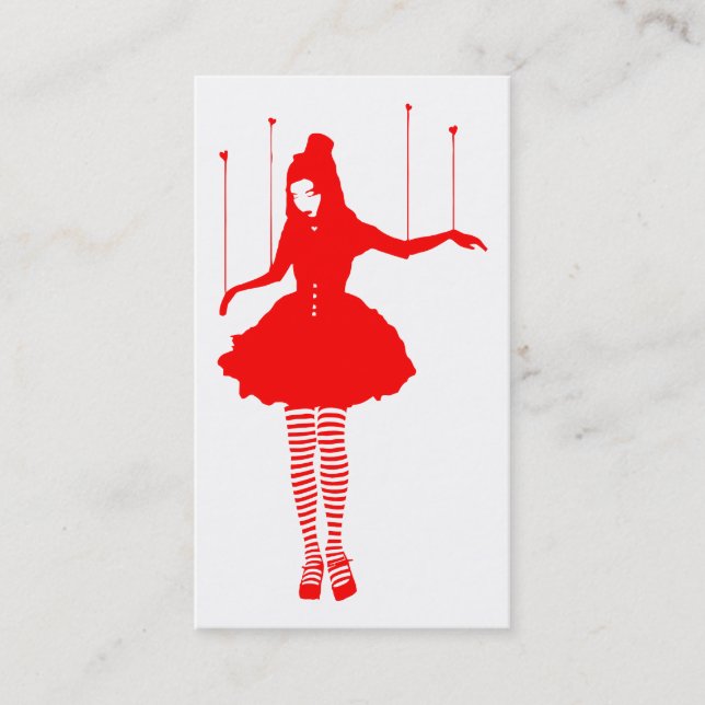 love puppet business card (Front)