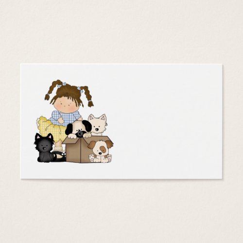 Love Puppies Business Card