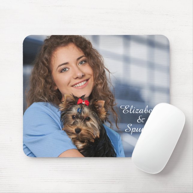  Love Puppy Dog Pet Animal Photo Personalize  Mouse Pad (With Mouse)