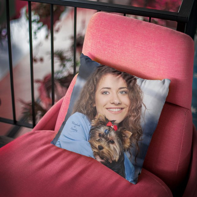  Love Puppy Dog Pet Animal Photo Personalize  Throw Pillow (Love Puppy Dog Pet Animal Photo Personalize Throw Pillow)