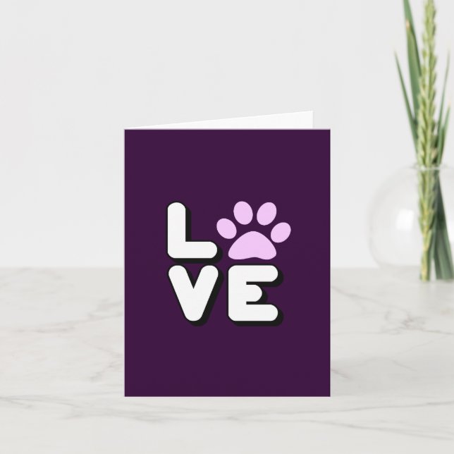 LOVE - PURPLE CARD (Front)