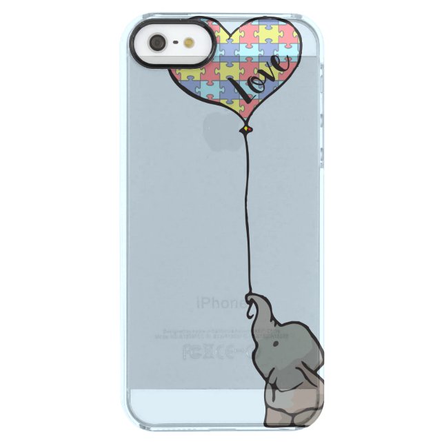 Love - Puzzle Piece - Elephant - Phone Case (Back)